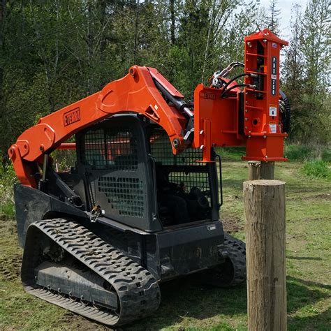 post pounder skid steer|best skid steer post pounder.